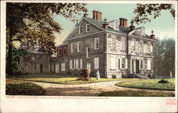 Clivedon, The Chew Mansion, Germantown Philadelphia, PA Postcard Postcard