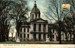 State Capitol and State Emblem Postcard