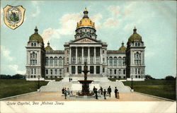 State Capitol and State Seal Postcard