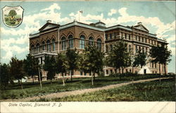 State Capitol and State Emblem Postcard