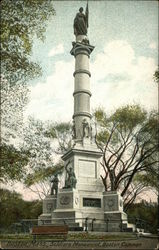 Soldiers Monument in Boston Common Postcard