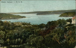 Middle Harbour, New South Wales Postcard