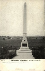 Waterman Monument and Grounds Postcard