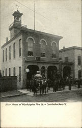 Hose House of Washington Fire Company Postcard