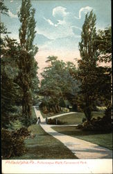 Picturesque Walk in Fairmount Park Postcard