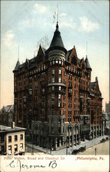 Hotel Walton at Broad and Chestnut Streets Philadelphia, PA Postcard Postcard