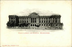 Public Library and Museum Postcard