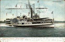 Excursion Steamer "Block Island" Postcard