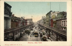 Bowery New York, NY Postcard Postcard