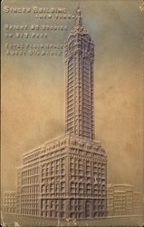 Singer Building Postcard