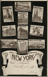 Greetings from New York Postcard