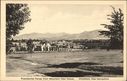 Presidential Range from Mountain View House Whitefield, NH Postcard Postcard