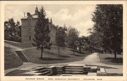 Sulphur Spring at Ohio Wesleyan University Postcard