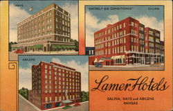 Lamer Hotels Salina, KS Postcard Postcard