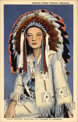 Choctaw Indian Princess Oklahoma Native Americana Postcard Postcard