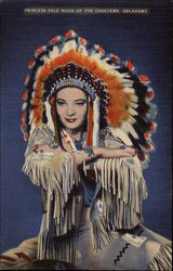 Princess Pale Moon of the Choctaws, Oklahoma Postcard