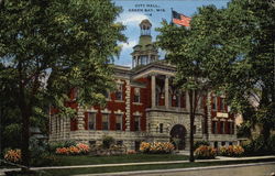 City Halls Green Bay, WI Postcard Postcard