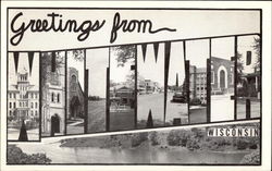 Greetings from Whitewater Wisconsin Postcard Postcard