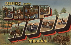 Greetings from Camp Hood, Texas Fort Hood, TX Postcard Postcard