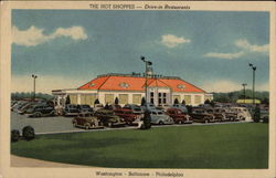 The Hot Shoppes Drive-in Restaurants Postcard