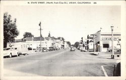 North State Street, (North, from Clay Street) Ukiah, CA Postcard Postcard