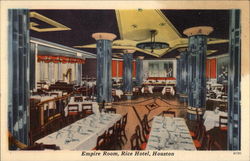 Empire Room, Rice hotel Postcard