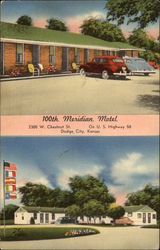 100th Meridian Motel Postcard