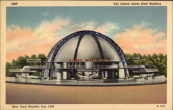 The United States Steel Building - New York World's Fair 1939 Postcard