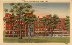 Franklin Square House Boston, MA Postcard Postcard