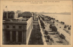 Massachusetts Institute of Technology from Harvard Bridge Cambridge, MA Postcard Postcard