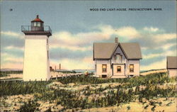 Wood End Light-House Postcard