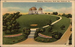 Allegheny Observatory, North Side Postcard