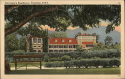 Governor's Residence Trinidad Caribbean Islands Postcard Postcard