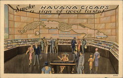 Smoke Havana Cigars - A Sign of Good Taste! 1939 NY World's Fair Postcard Postcard