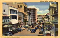 Central Avenue Postcard