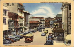 Central Avenue Postcard