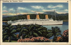 Transiting the Panama Canal Postcard Postcard