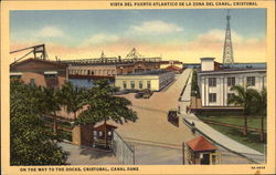 On the Way to the Docks Cristobal, Panama Postcard Postcard