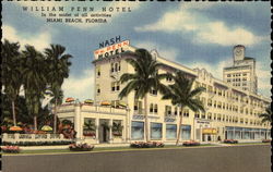 William Penn Motel Miami Beach, FL Postcard Postcard