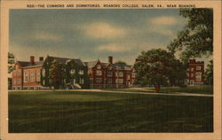 Roanoke College - The Commons and Dormitories Postcard