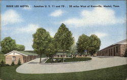 Dixie Lee Motel - Junction US 11 & 70 - 20 miles West of Knoxville Martel, TN Postcard Postcard