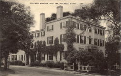 Sortwell Mansion, Built in 1808 Postcard