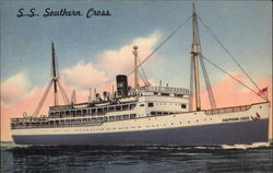 S. S. Southern Cross Cruise Ships Postcard Postcard