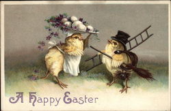 A Happy Easter Postcard