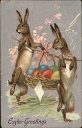 Easter Greetings Postcard