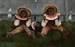 In the Good Old Summer Time Black Americana Postcard Postcard