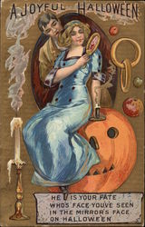 A Joyful Halloween Postcard Postcard