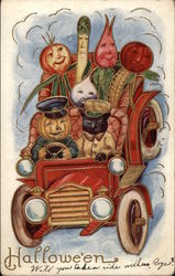 Carload of Vegetables Postcard