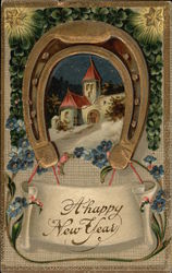 A Happy New Year Postcard