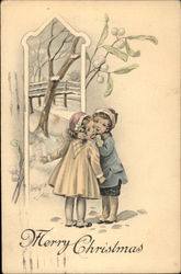 Merry Christmas Children Postcard Postcard